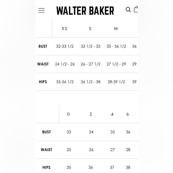 Walter Baker Carrie Twist Front Stripped back and white asymmetrical hem size 6 - Picture 8 of 9